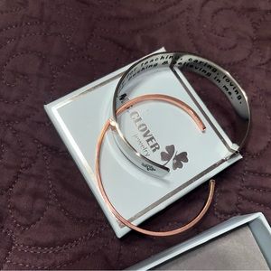 MS CLOVER  Jewelry Inspiration Bracelets (2) Thank You Teacher.